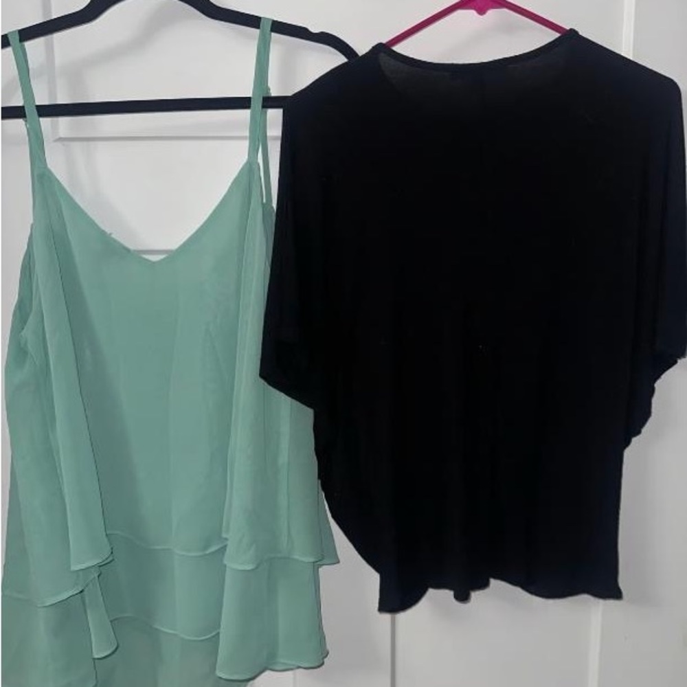 Stylish Black and Mint Women's Camisole Set